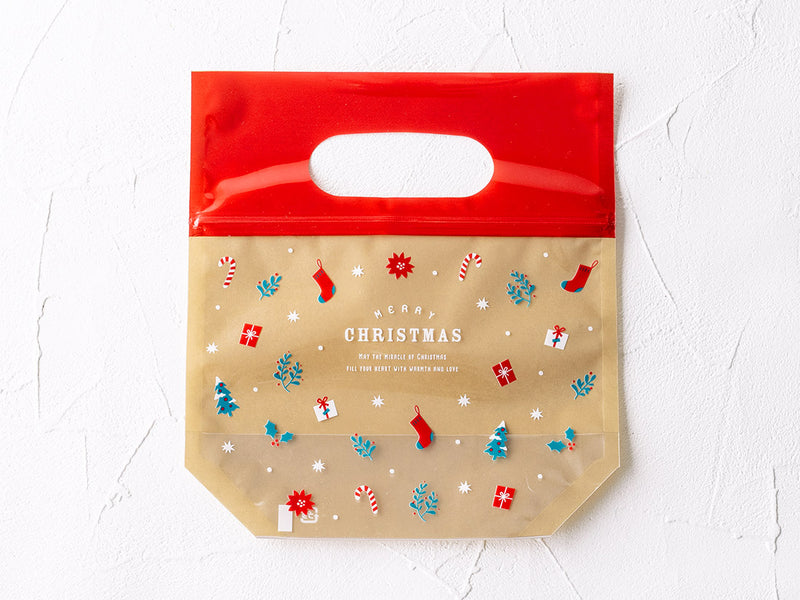 日本Cotta聖誕拉鍊式包裝袋3個