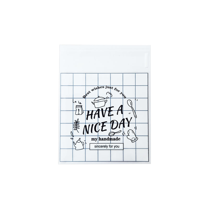 曲奇袋 (Have A Nice Day ) 10cm x 10cm (10個)