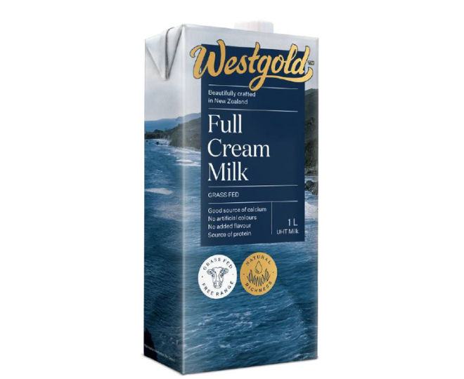 Westgold全脂牛奶1L