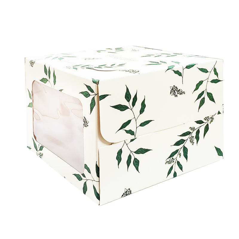 蛋糕盒 ( 綠色葉子)