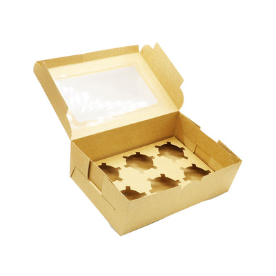 Cupcake 蛋糕盒(6個裝) 24cm x 16 cm x 7.5cm