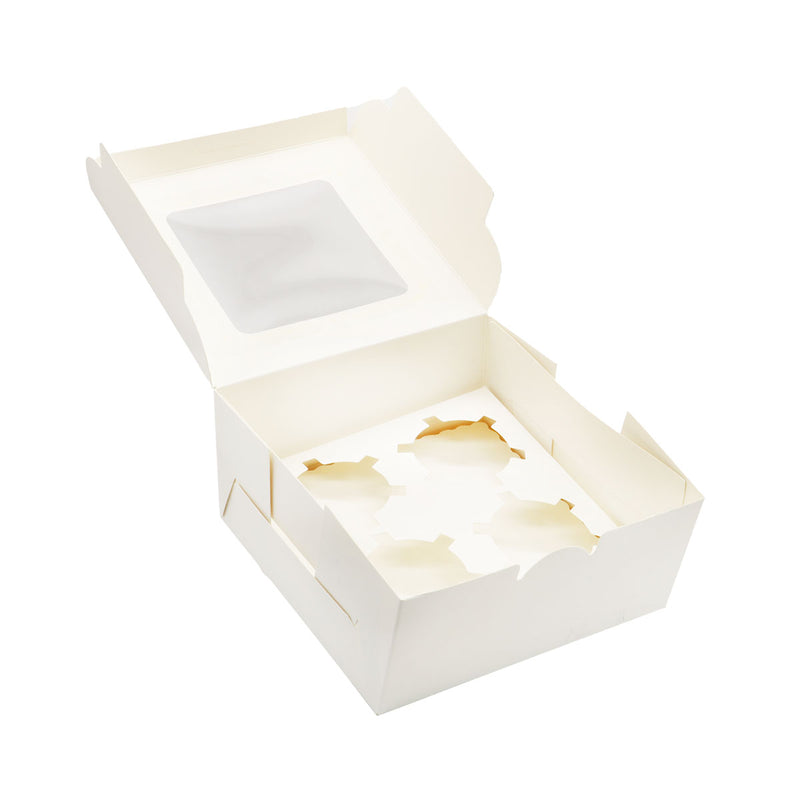 Cupcake 蛋糕盒(4個裝) 16cm x 16cm x 8cm