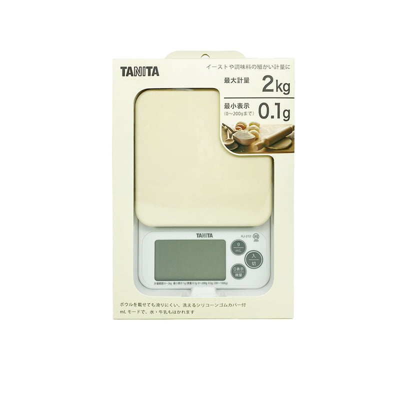 日本Tanita電子磅2kg(最少0.1g-1g顯示)(白)