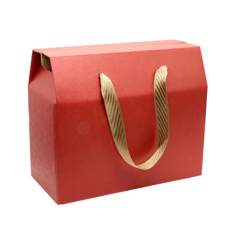 紅色房子形狀包裝紙盒